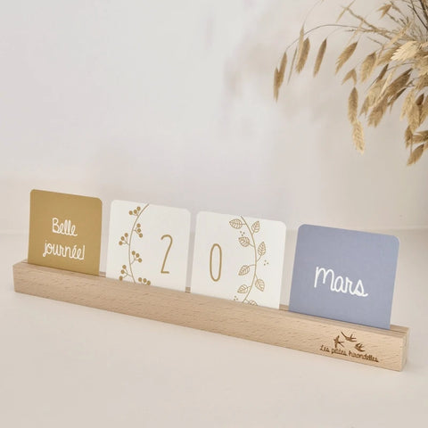 Support de cartes en bois