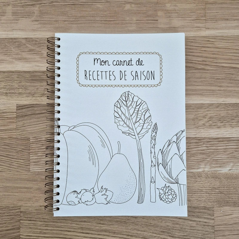 Carnet de recettes de saison - A5