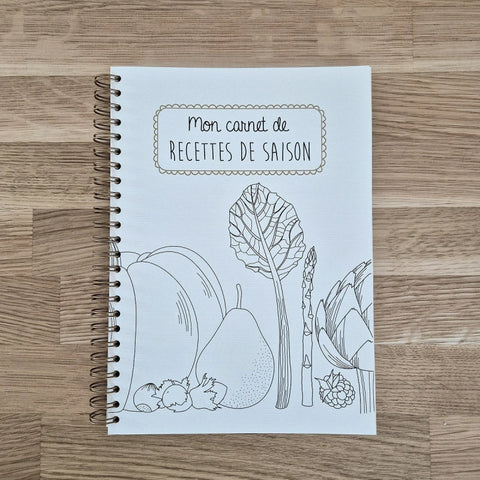 Carnet de recettes de saison - A5