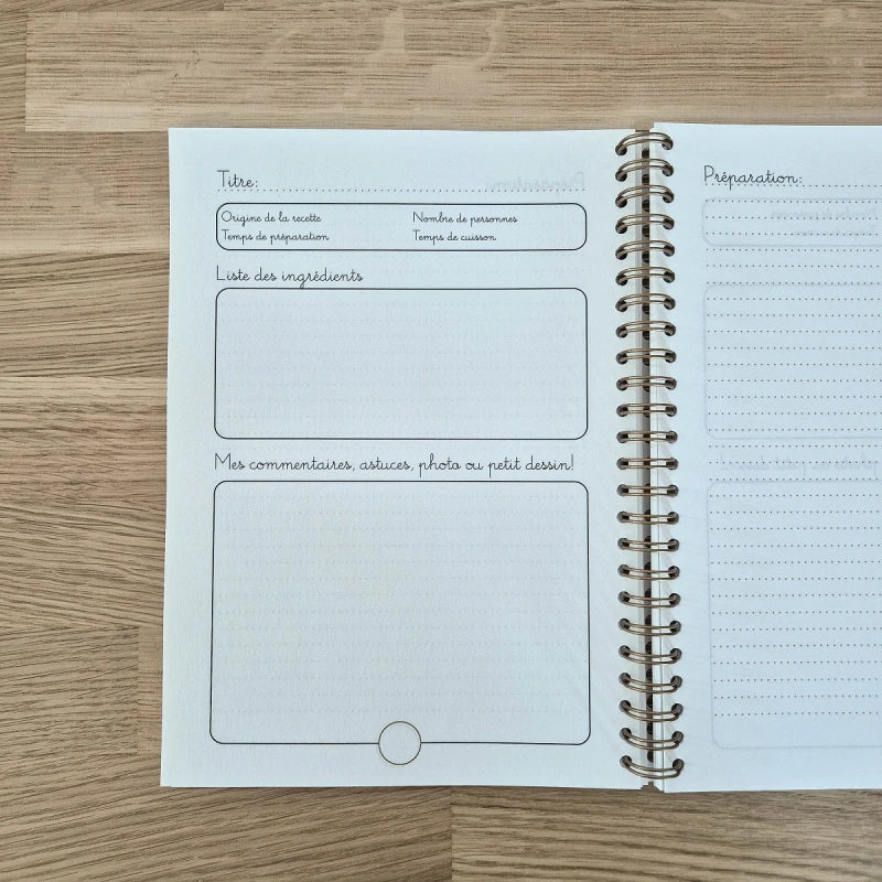 Carnet de recettes de saison - A5