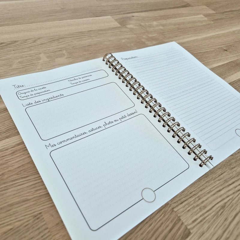 Carnet de recettes de saison - A5