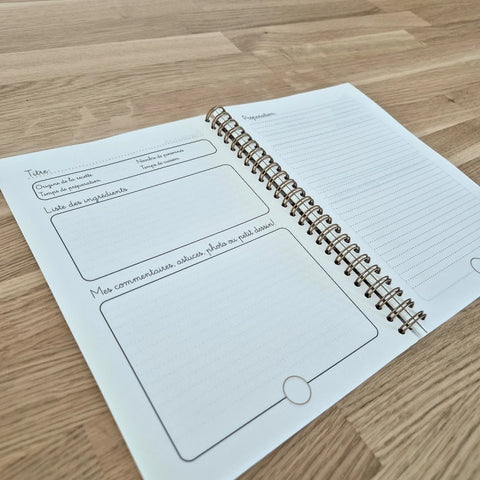 Carnet de recettes de saison - A5