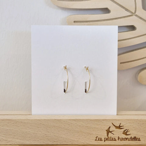 Créoles pailletées - Sapins