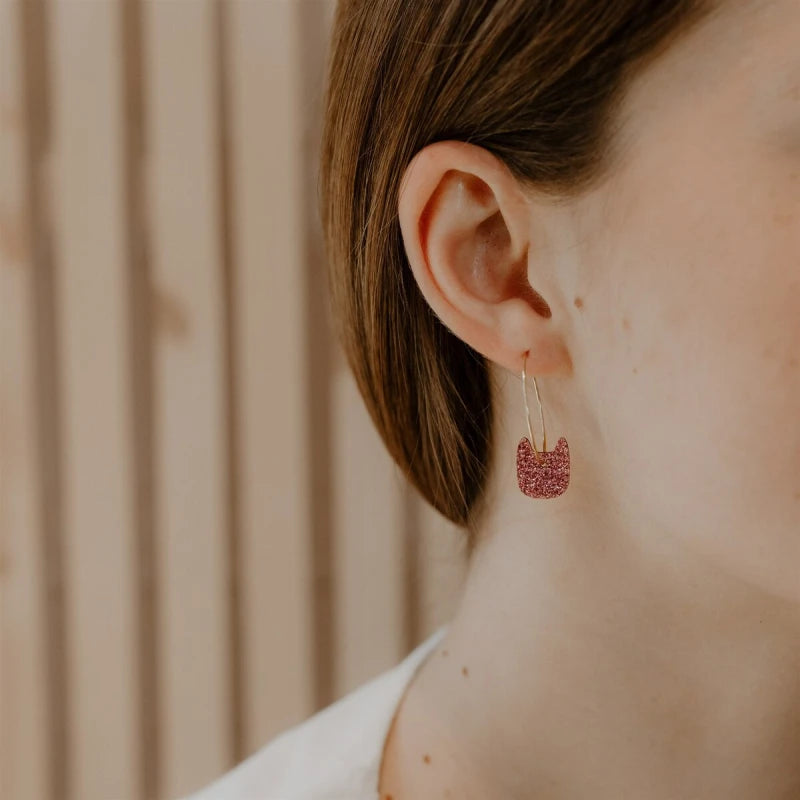 Créoles pailletées - Chats