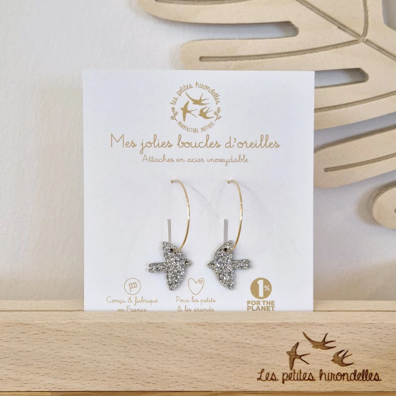 Créoles pailletées - Colombes