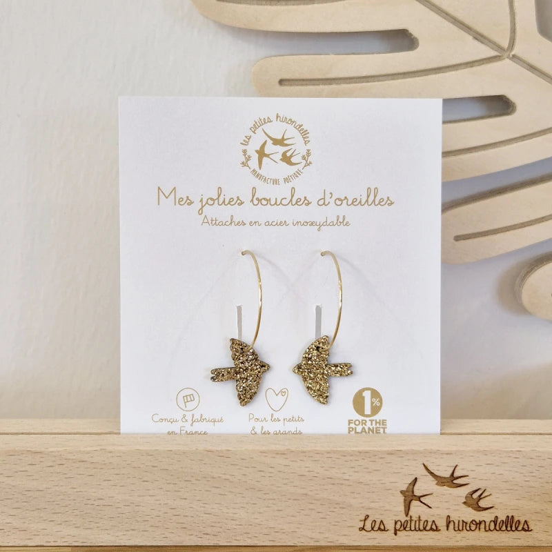 Créoles pailletées - Colombes