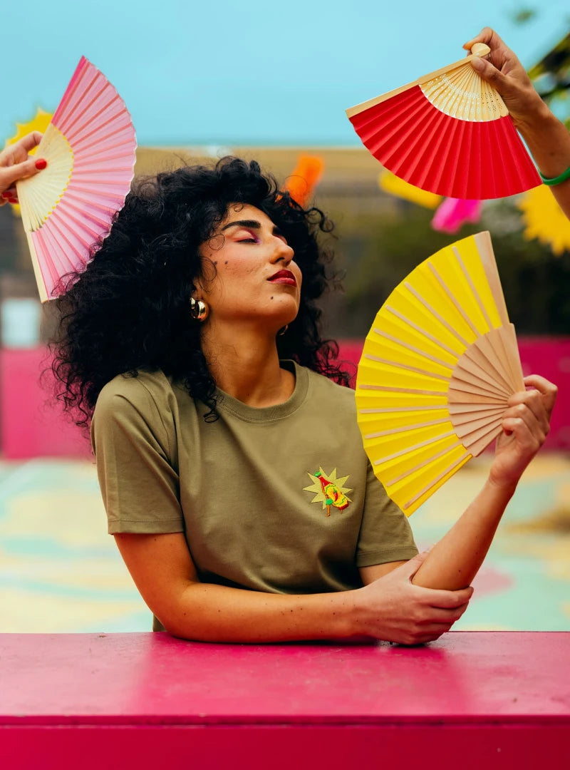 T-shirt en coton bio - Piment