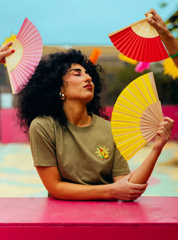 T-shirt en coton bio - Piment