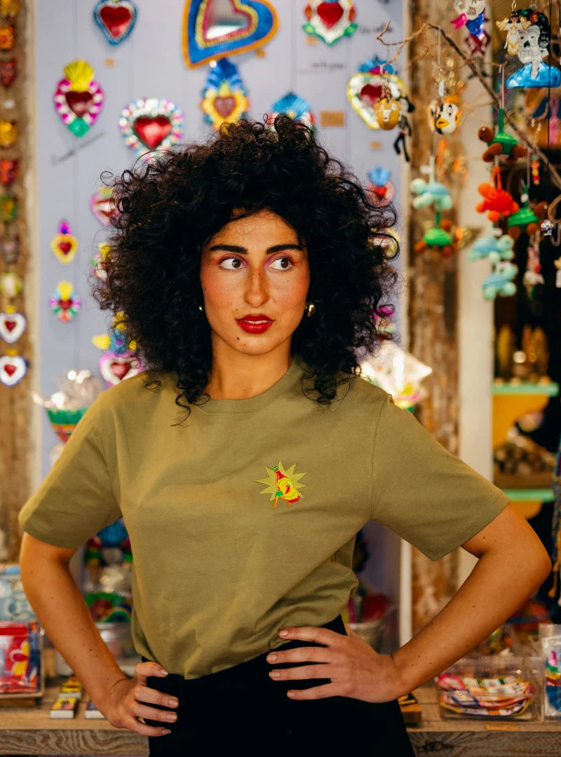 T-shirt en coton bio - Piment