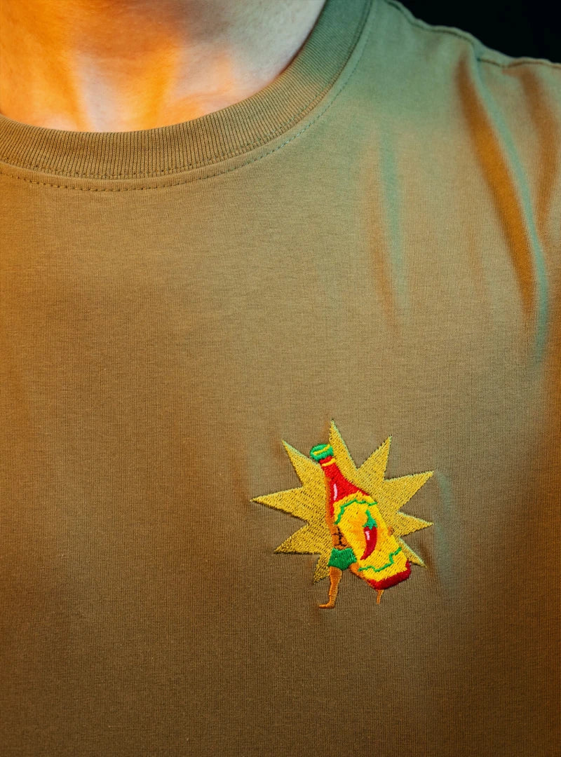 T-shirt en coton bio - Piment