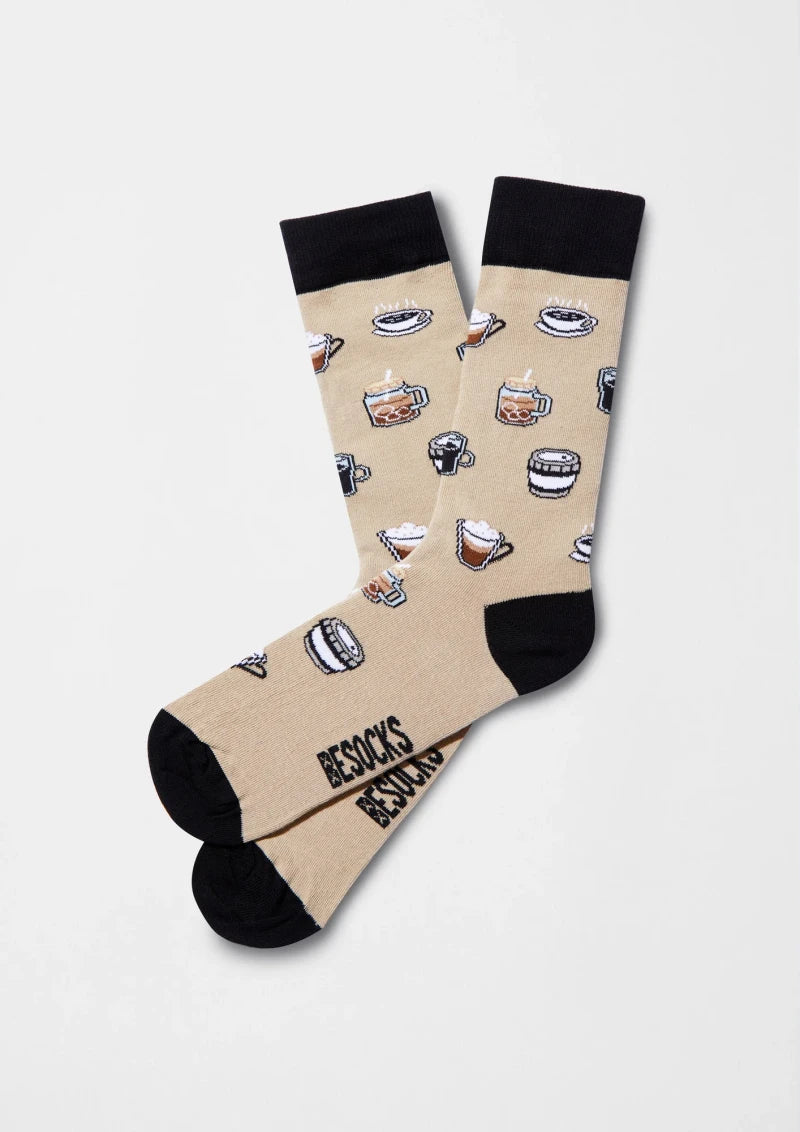 Chaussettes en coton - BeCoffee Beige
