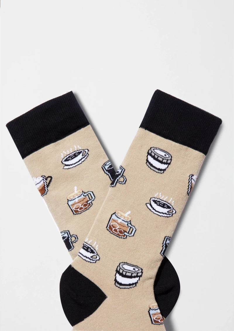 Chaussettes en coton - BeCoffee Beige