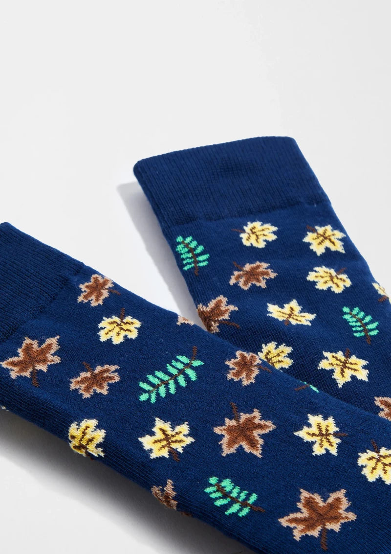 Chaussettes en coton - BeAutumn Bleu