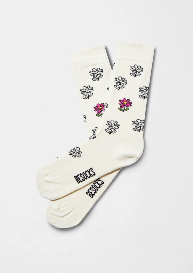 Chaussettes en coton - BeFlower Blanc