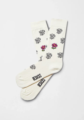 Chaussettes en coton - BeFlower Blanc