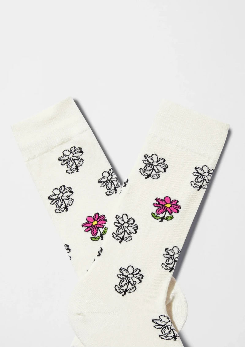 Chaussettes en coton - BeFlower Blanc
