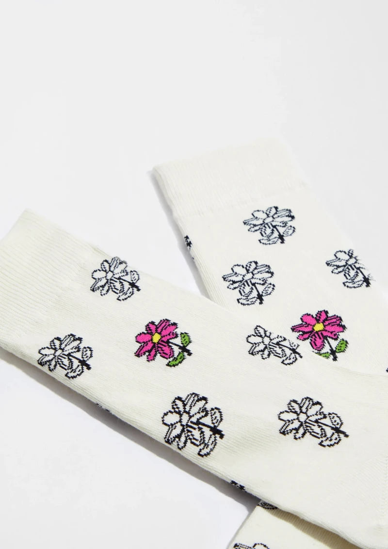 Chaussettes en coton - BeFlower Blanc