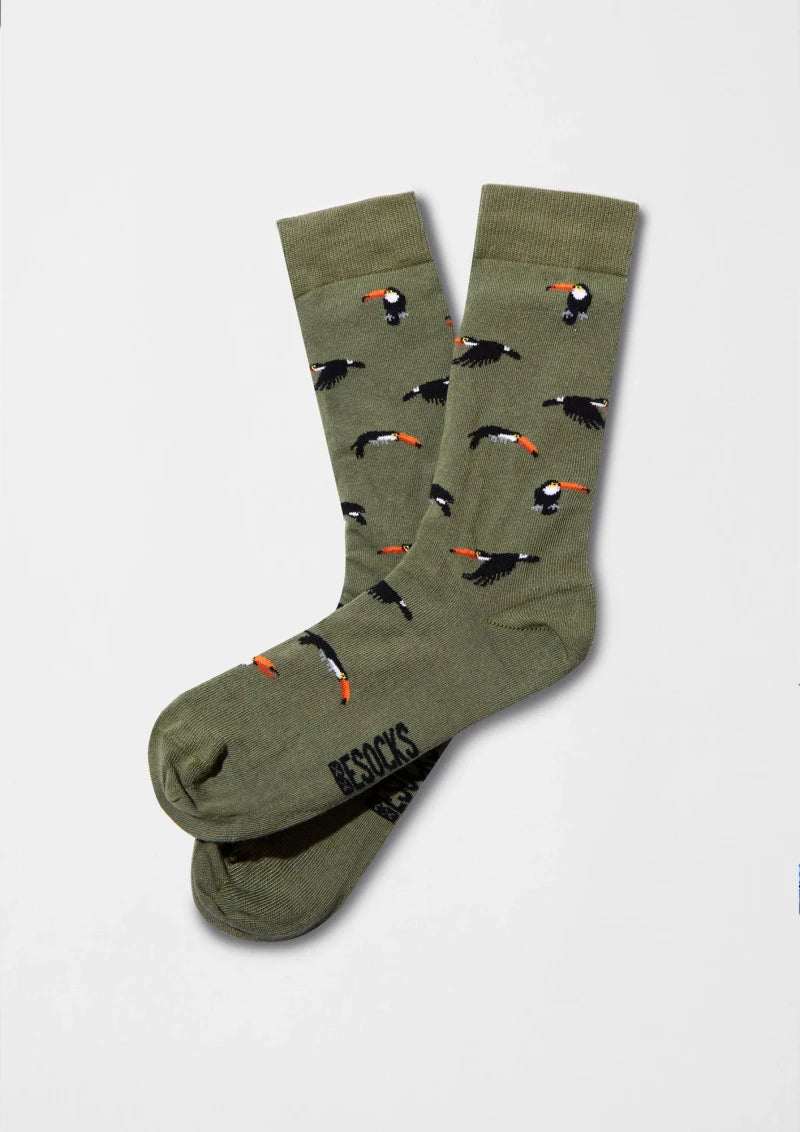 Chaussettes en coton - BeToucan Vert