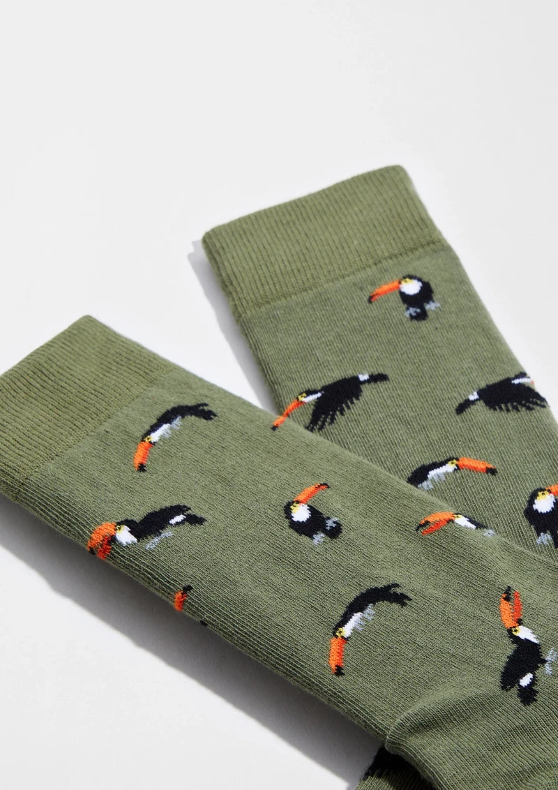 Chaussettes en coton - BeToucan Vert