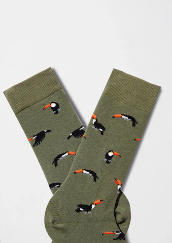 Chaussettes en coton - BeToucan Vert