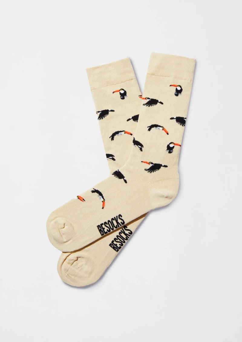 Chaussettes en coton - BeToucan Beige