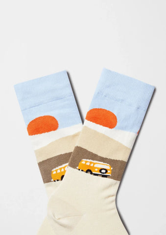 Chaussettes en coton - BeRoadTrip Beige