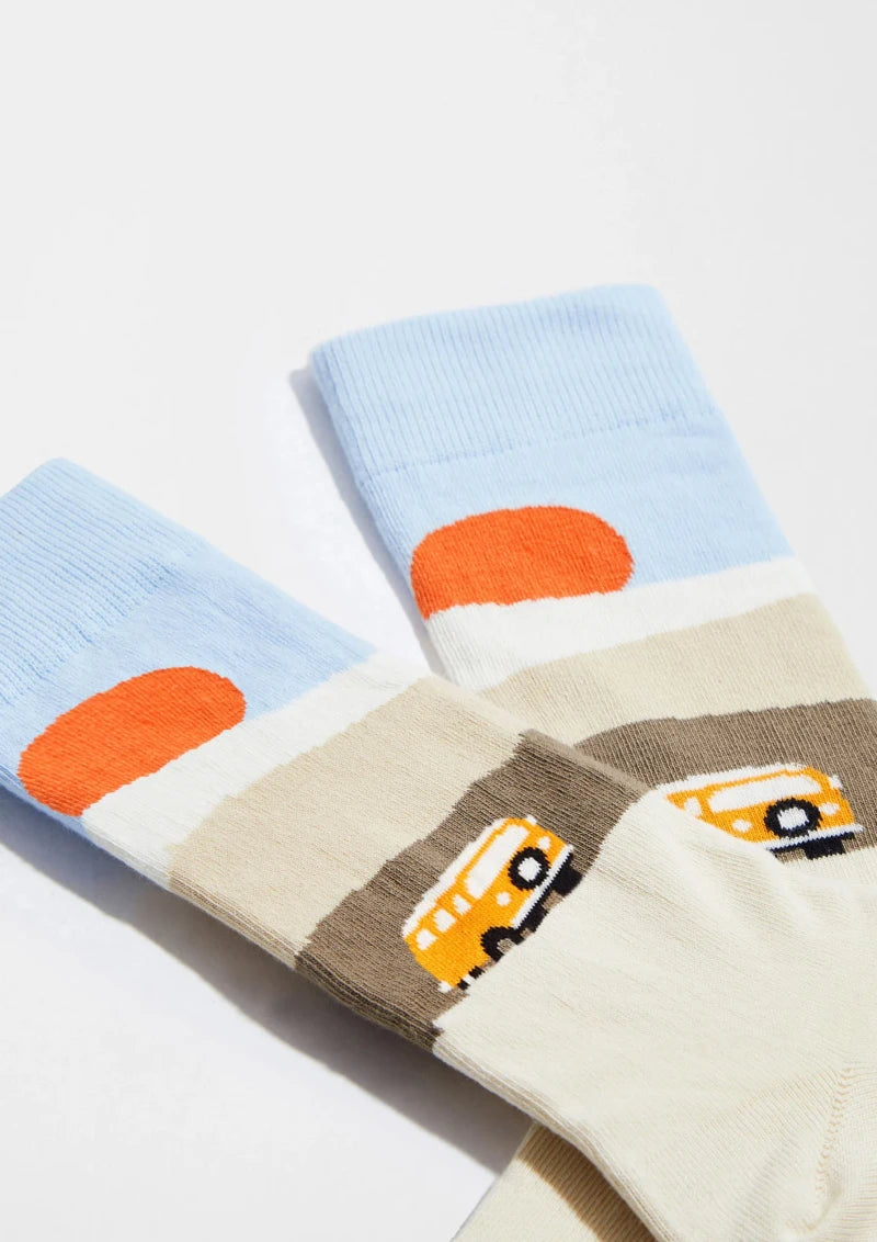 Chaussettes en coton - BeRoadTrip Beige