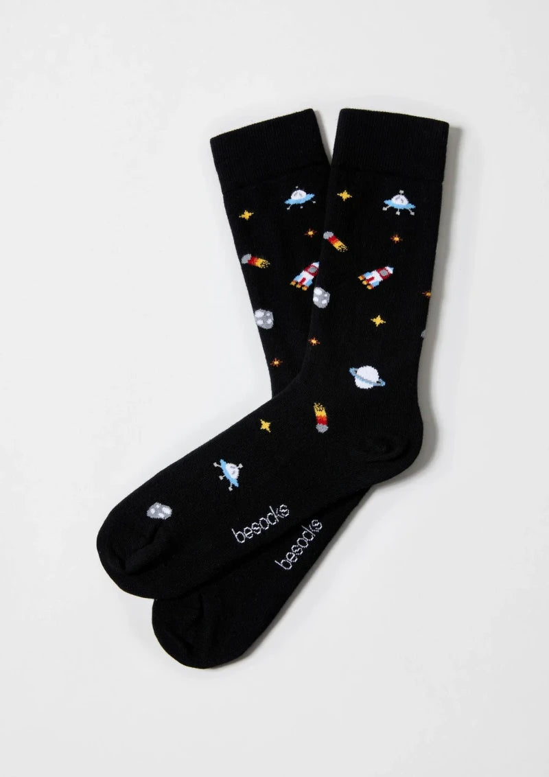 Chaussettes en coton - BeSpace Noir