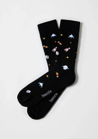Chaussettes en coton - BeSpace Noir