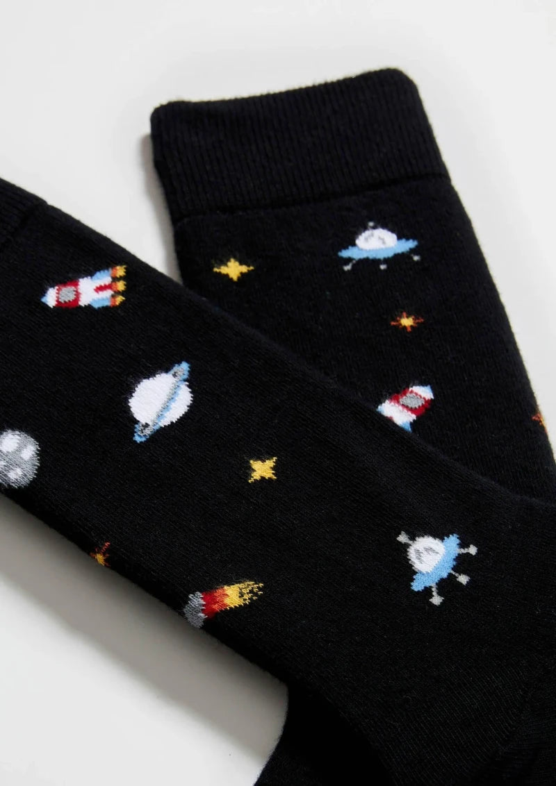 Chaussettes en coton - BeSpace Noir