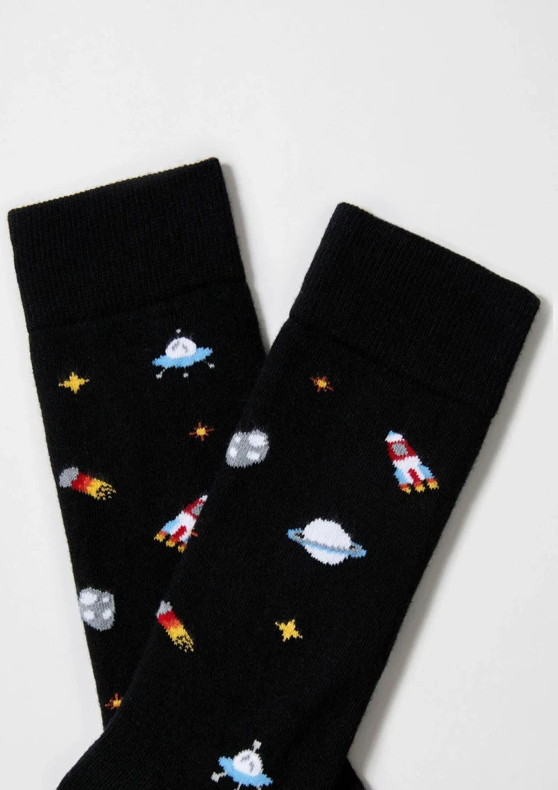 Chaussettes en coton - BeSpace Noir
