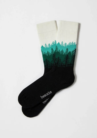 Chaussettes en coton - BeForest Noir