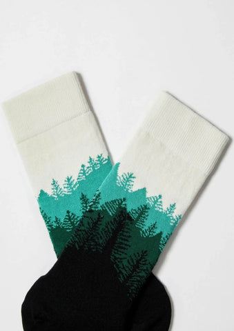 Chaussettes en coton - BeForest Noir