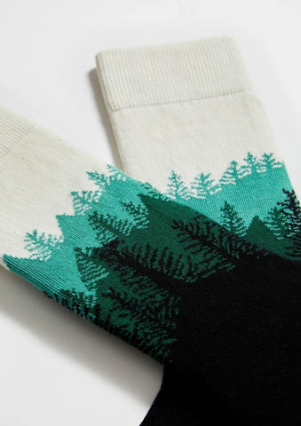 Chaussettes en coton - BeForest Noir