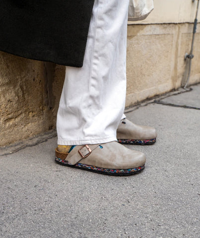 STONE | Taupe Clog