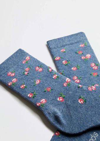 Chaussettes en coton - BeLiberty Bleu