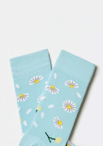 Chaussettes en coton - BeDaisy Bleu