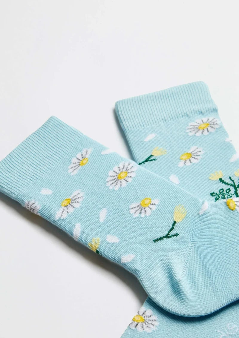 Chaussettes en coton - BeDaisy Bleu