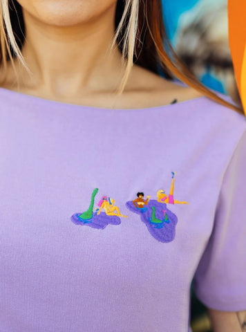 T-shirt en coton bio - Gang de dinos Badass