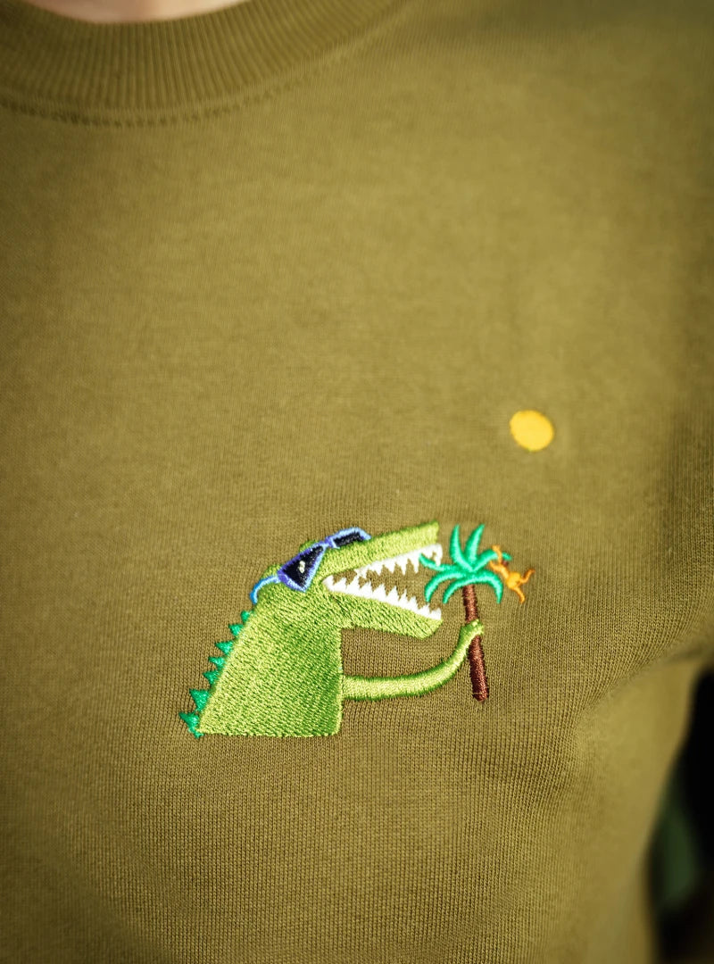 Sweat unisexe en coton bio – Dino Apéro