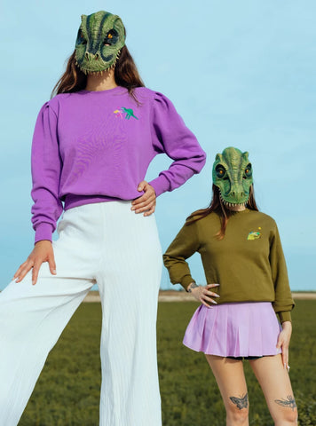 Sweat unisexe en coton bio – Dino Apéro