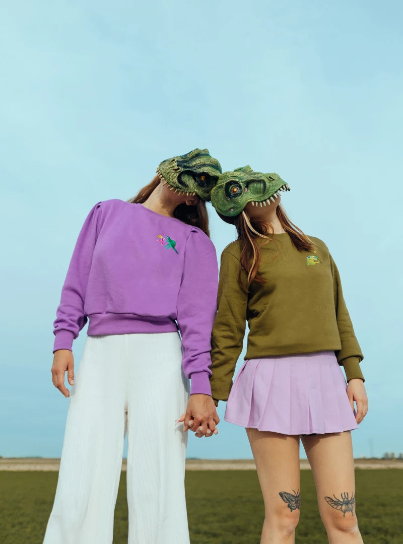 Sweat unisexe en coton bio – Dino Apéro