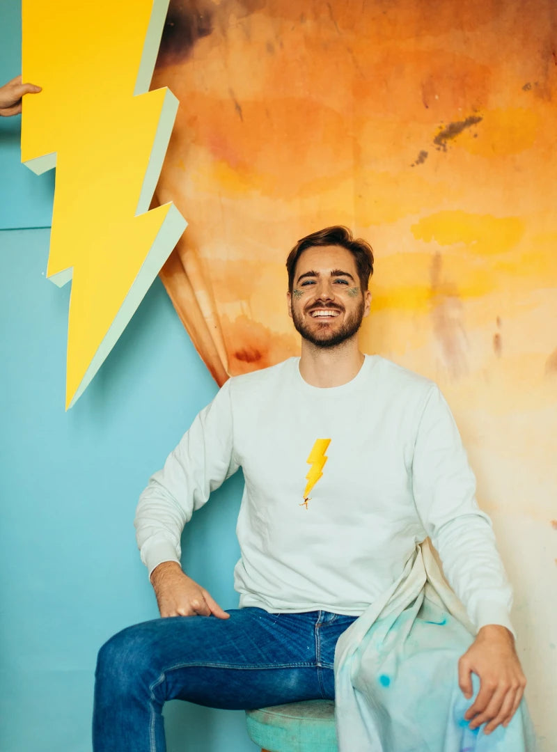 Sweat en coton bio unisexe – La foudre