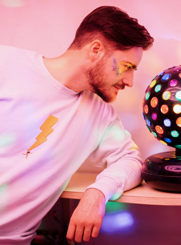 Sweat en coton bio unisexe – La foudre