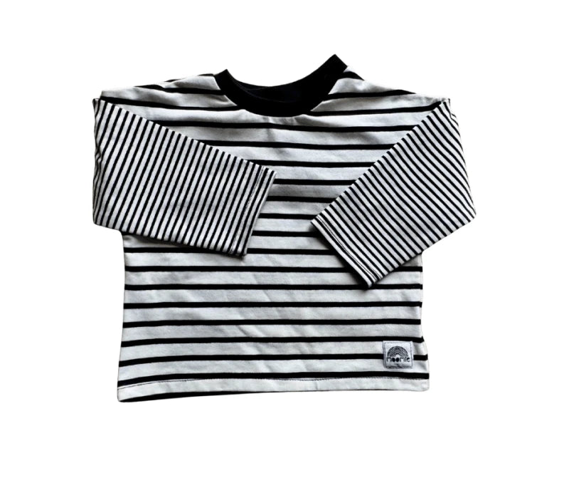 Tshirt Manches longues double rayures - Moomie