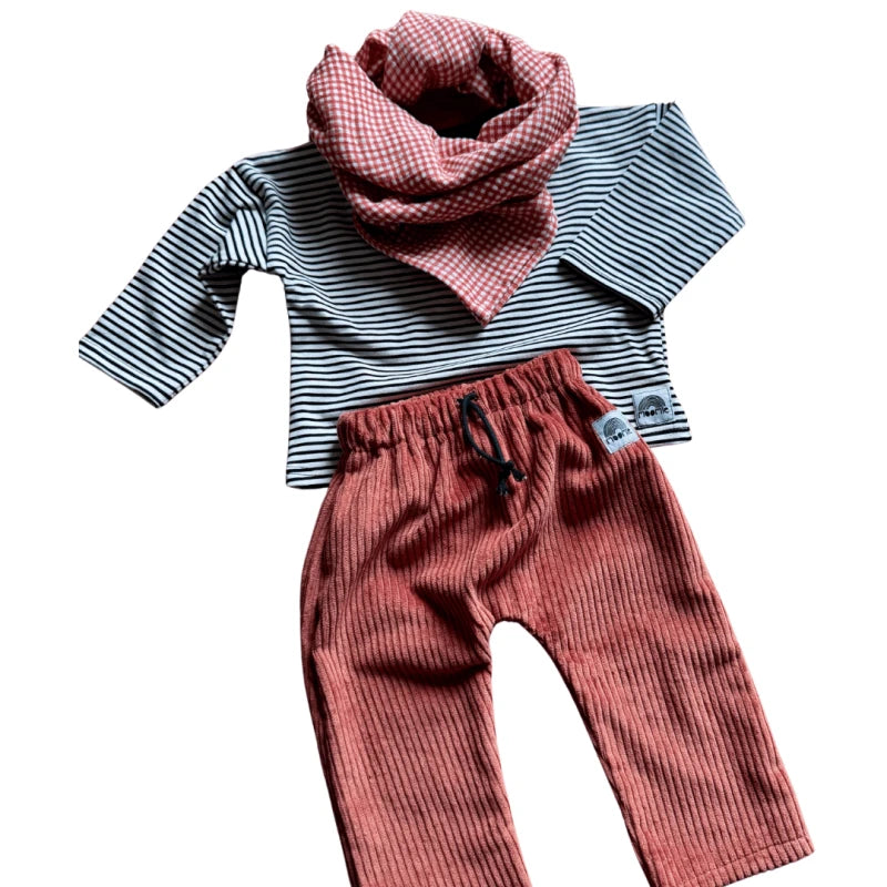 Pantalon velours terracotta - Moomie