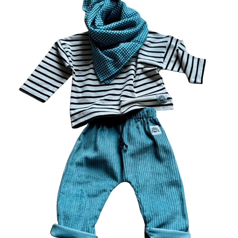 Pantalon velours bleu - Moomie