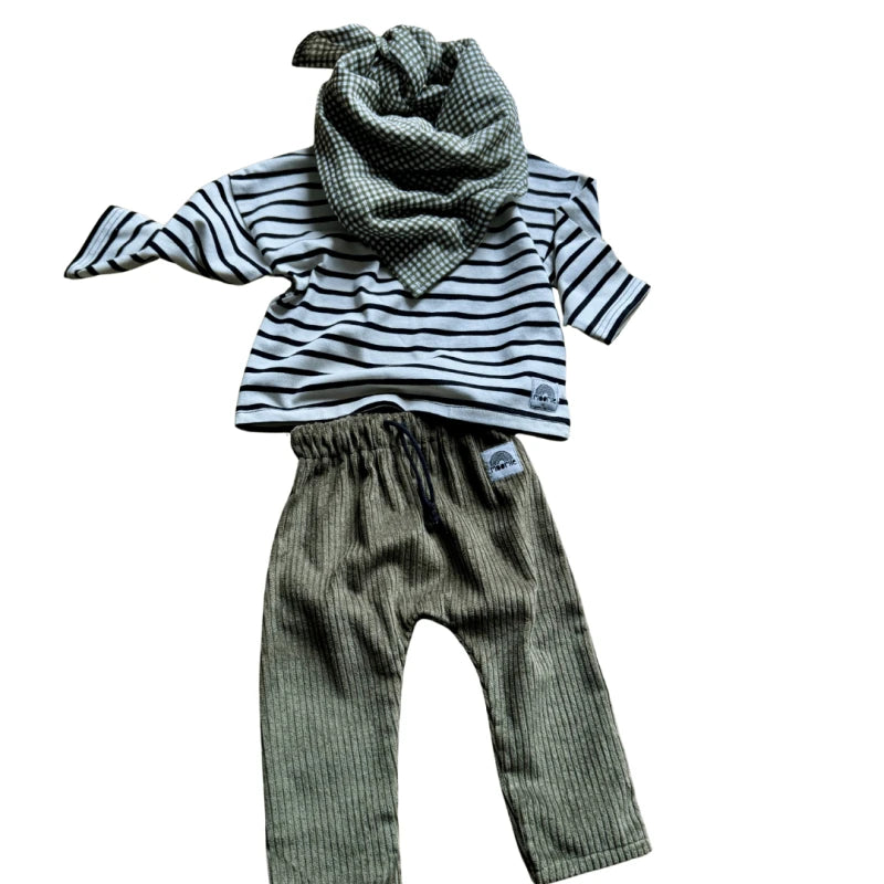 Pantalon velours kaki - Moomie