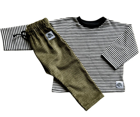 Pantalon velours kaki - Moomie