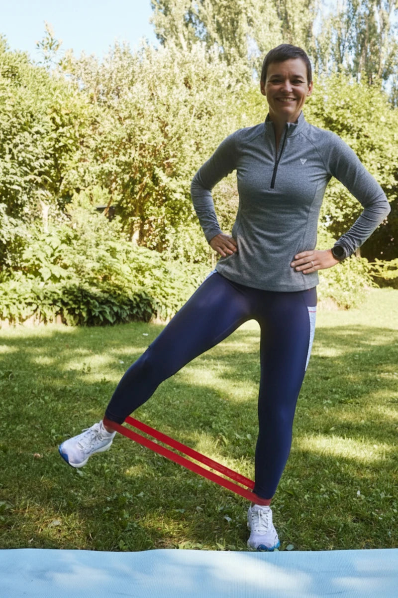 Pack  "L'Endurante" Nouvelle Vague - T-shirt manches longues et legging long bleu